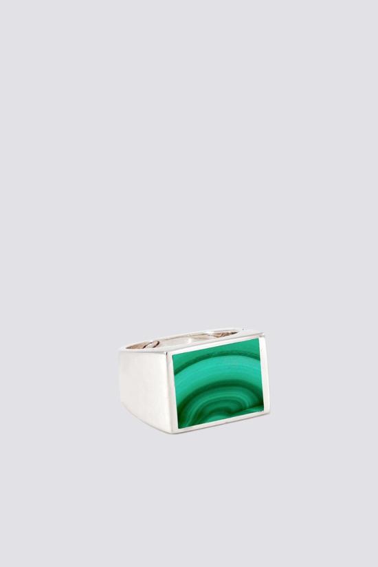  레기어 반지 Legier Signet Ring 실버 말라카이트