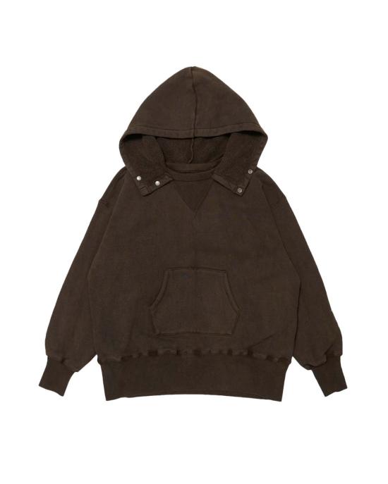  타이가 타카하시 후드 티셔츠 TTSS26620 MDB BROWN