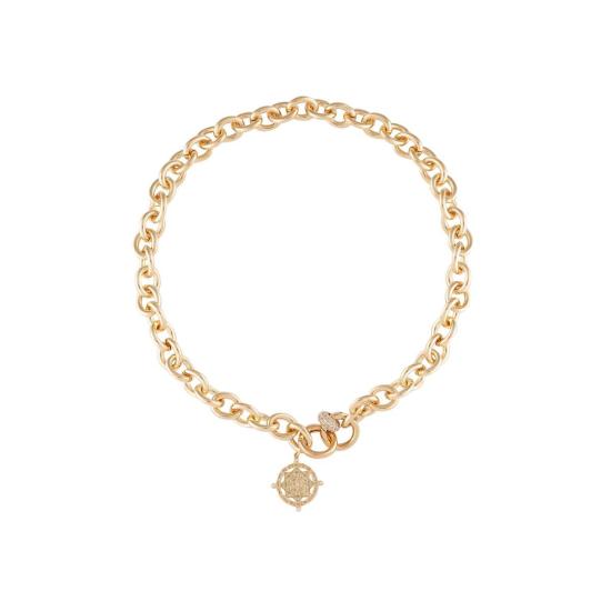  Ettika 목걸이/팬던트 에티카 크루징 체인 링크 & 참 목걸이 18k 금도금