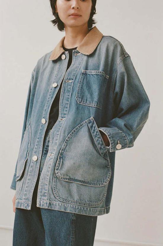  샤이나 모트 데님 자켓 페인터  데님 - SHAINA MOTE