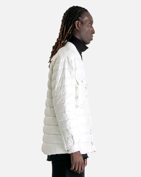  릭 오웬스 자켓 몽클레어 아우터셔츠 밀크 - RICK OWENS