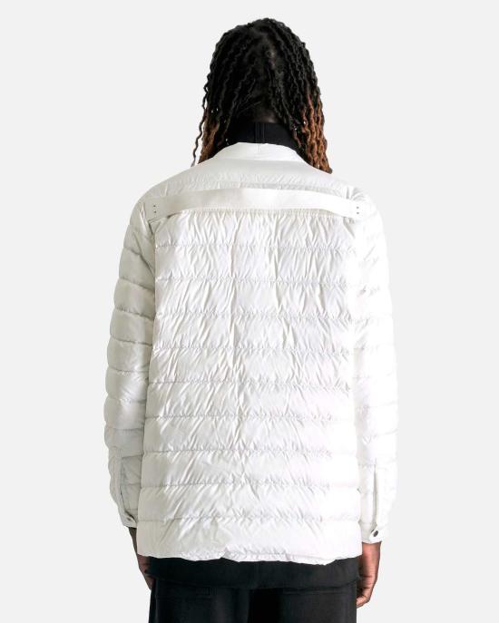  릭 오웬스 자켓 몽클레어 아우터셔츠 밀크 - RICK OWENS