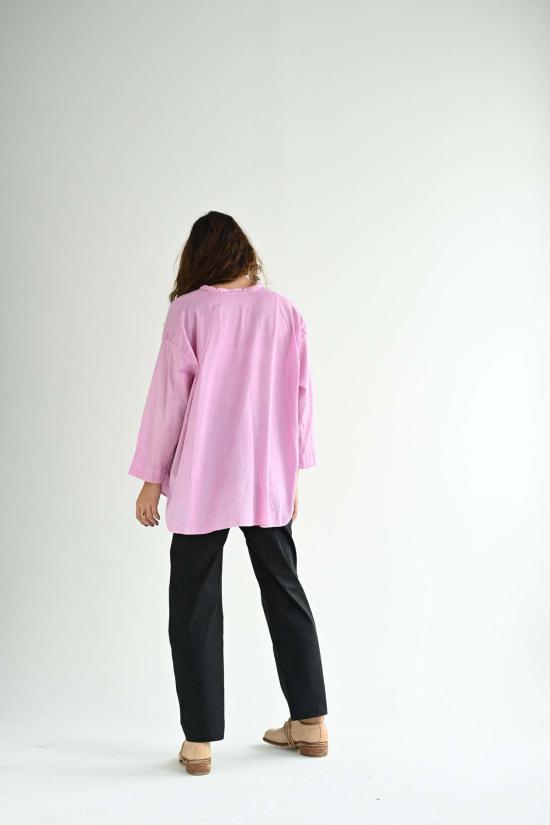  Risa Nakamura 셔츠 나카무라 리사 동백꽃 셔츠 츠바키 코치닐 - OTHER BRANDS