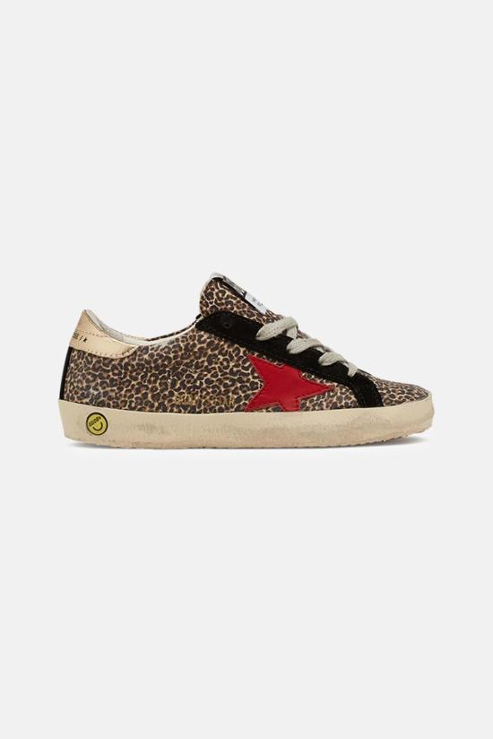  [키즈] 골든구스 슈즈 GJF00101 F003319 81797 LEOPARD SUEDE DARK RED STAR