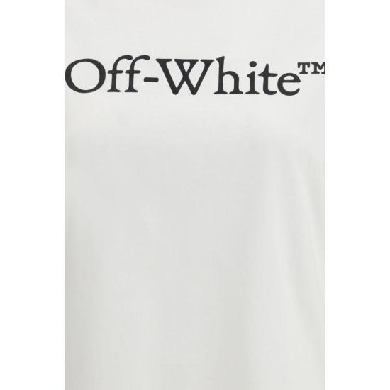 26SS 오프화이트 반팔 티셔츠 빅 로고 북키쉬 티셔츠 - OFF WHITE