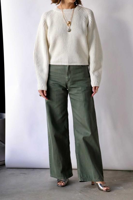  레이첼 코미 스트레이트 팬츠 푸에르토 판트 포레스트 - RACHEL COMEY