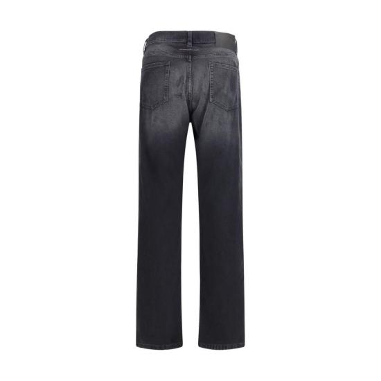 26SS MM6 메종마르지엘라 데님 팬츠 Mm6 메종 마르지엘라 코튼 스트레이트 레그 진 - MM6 MAISON MARGIELA