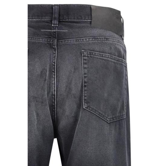 26SS MM6 메종마르지엘라 데님 팬츠 Mm6 메종 마르지엘라 코튼 스트레이트 레그 진 - MM6 MAISON MARGIELA