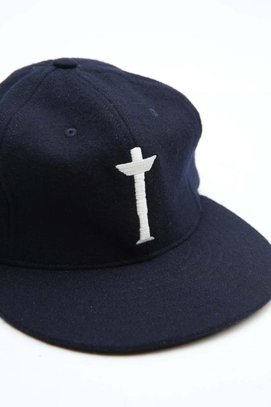  토템 브랜드 컴퍼니 모자 에베츠 X 토템 브랜드 캡 네이비 울 - TOTEM BRAND CO.