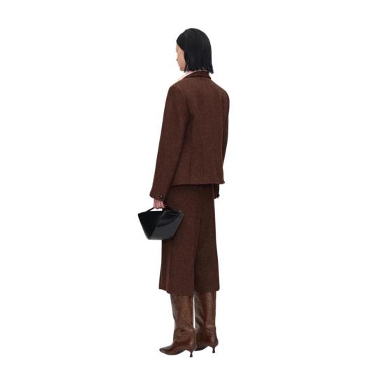  엄버 포스트 파스트 숏팬츠 엄버 포스트 패스트 울 버뮤다 팬츠 버건디 - UMBER POST PAST