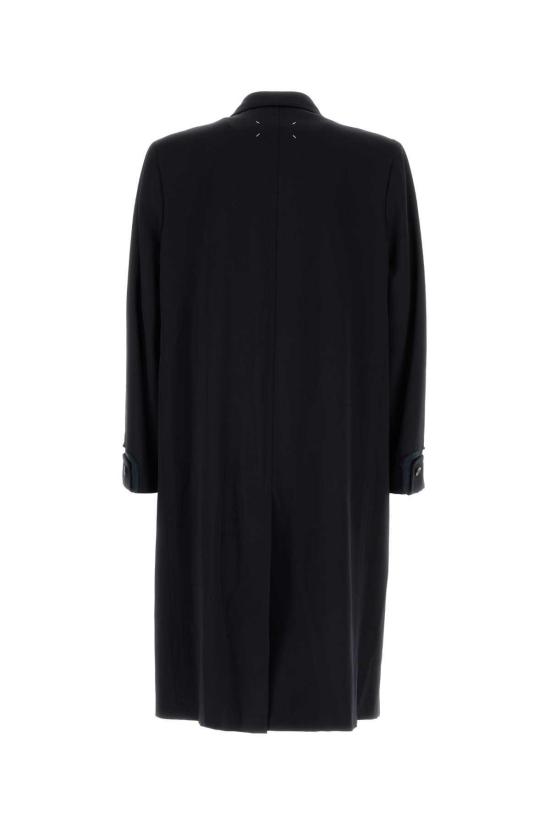  마르지엘라 코트 메종  미드나잇 블루 울 - MAISON MARGIELA