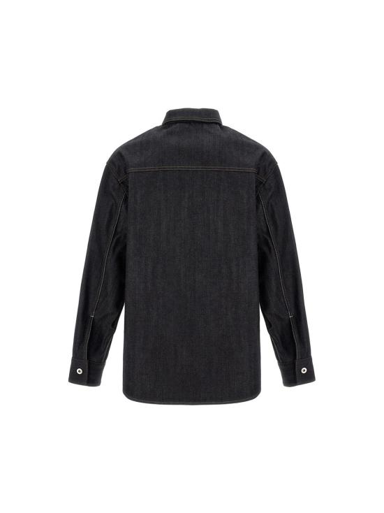  질샌더 블라우스 질 샌더 데님 오버셔츠 블루 - JIL SANDER