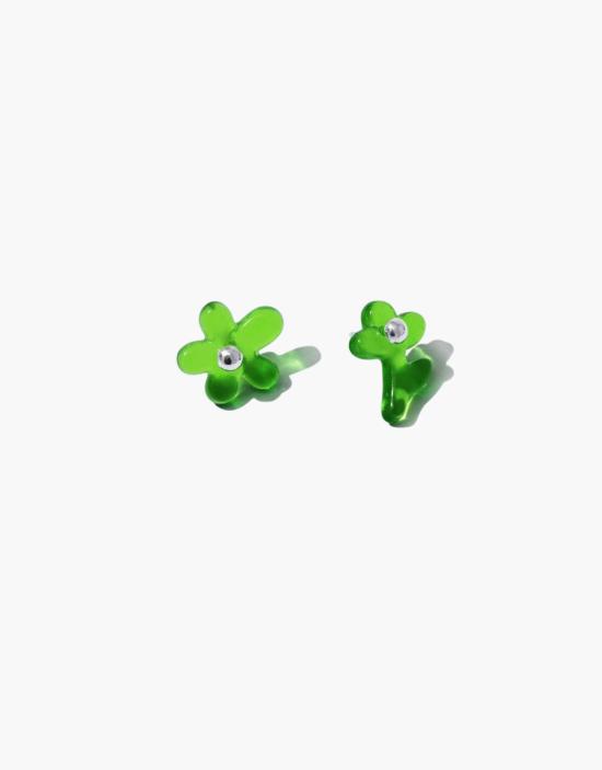 클레드 이어링 페탈 아이콘 스터드 귀걸이 - CLED