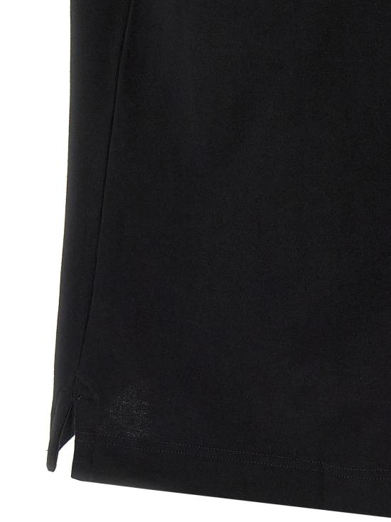  알렉산더 맥퀸 반팔 티셔츠 투톤 코튼 티셔츠 - ALEXANDER MCQUEEN