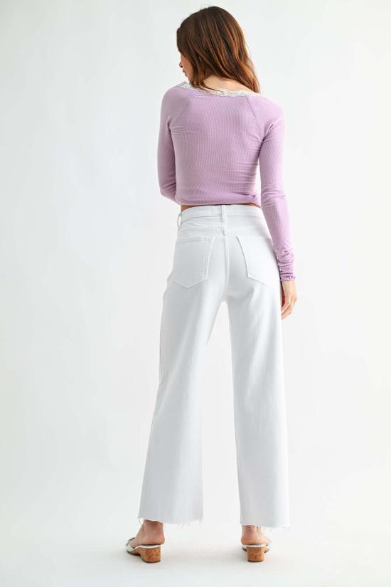  저스트 블랙 데님 데님 팬츠 BP613J WHITE - JUST BLACK DENIM