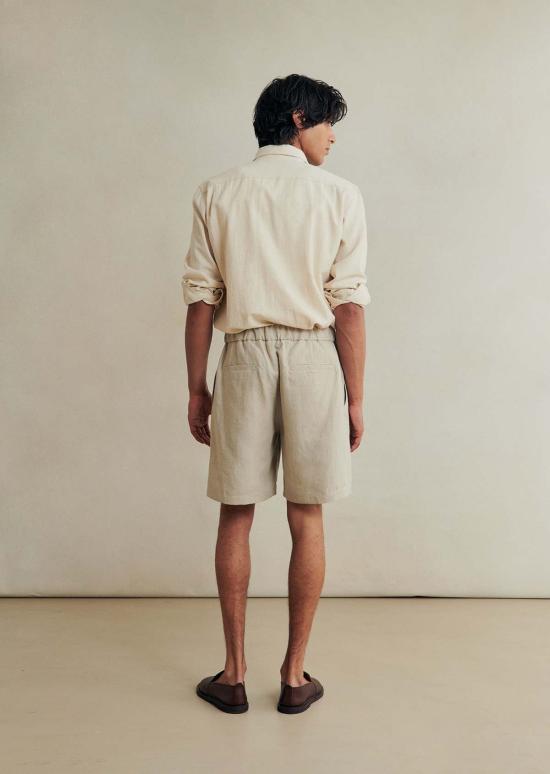  De Bonne Facture 숏팬츠 여행자 반바지 Undyed Flax - OTHER BRANDS