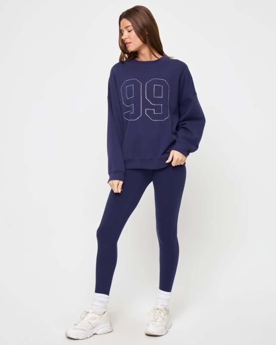  엘스페이스 스웨터 LEGPO25 BLUE - L SPACE