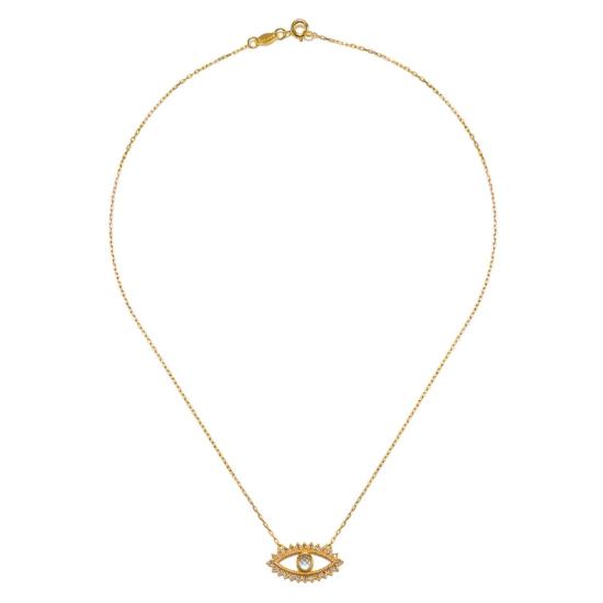  Satya Jewelry 목걸이/팬던트 사티아 주얼리 긍정의 수호자 눈 모양 목걸이 (골드) - OTHER BRANDS