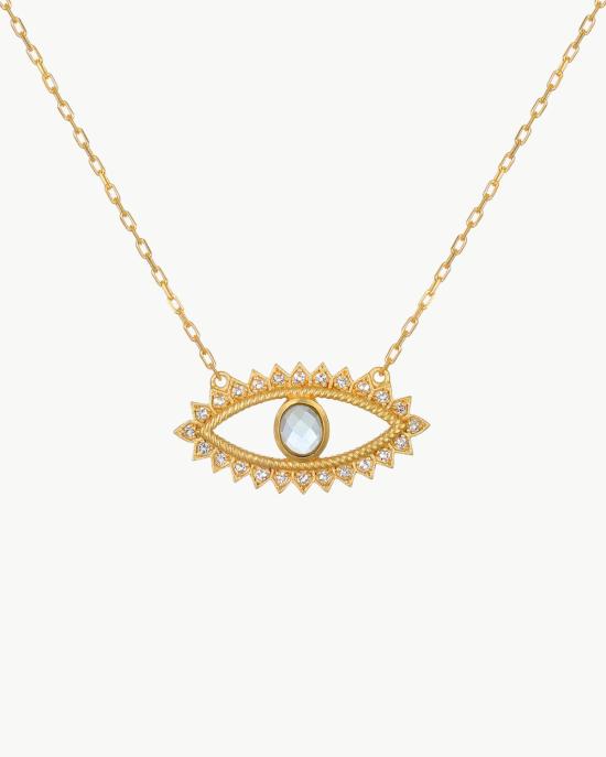  Satya Jewelry 목걸이/팬던트 사티아 주얼리 긍정의 수호자 눈 모양 목걸이 (골드)
