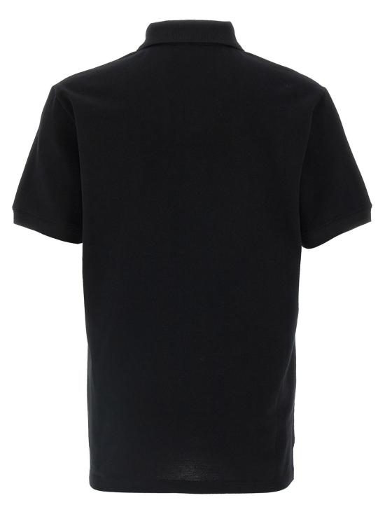  알렉산더 맥퀸 폴로 티셔츠 투톤 코튼 폴로 셔츠 - ALEXANDER MCQUEEN