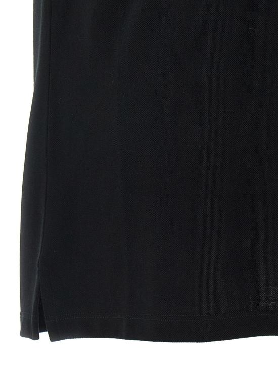  알렉산더 맥퀸 폴로 티셔츠 투톤 코튼 폴로 셔츠 - ALEXANDER MCQUEEN