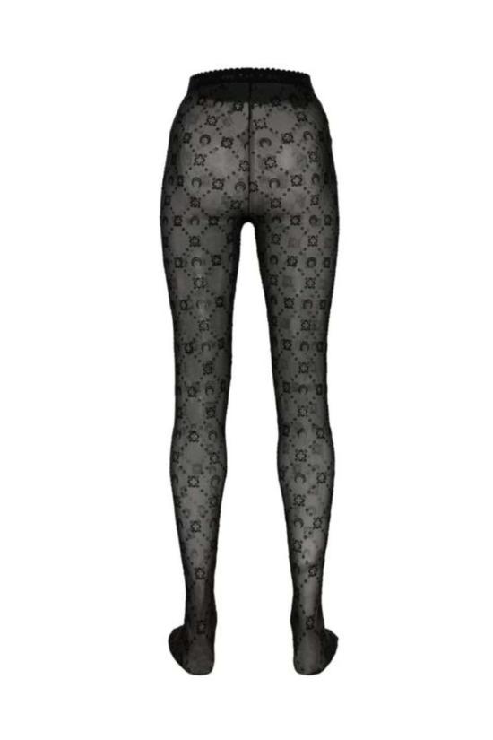 26SS 마린세르 언더웨어 마린 세르 무노그램 메쉬 플록 타이츠 - MARINE SERRE
