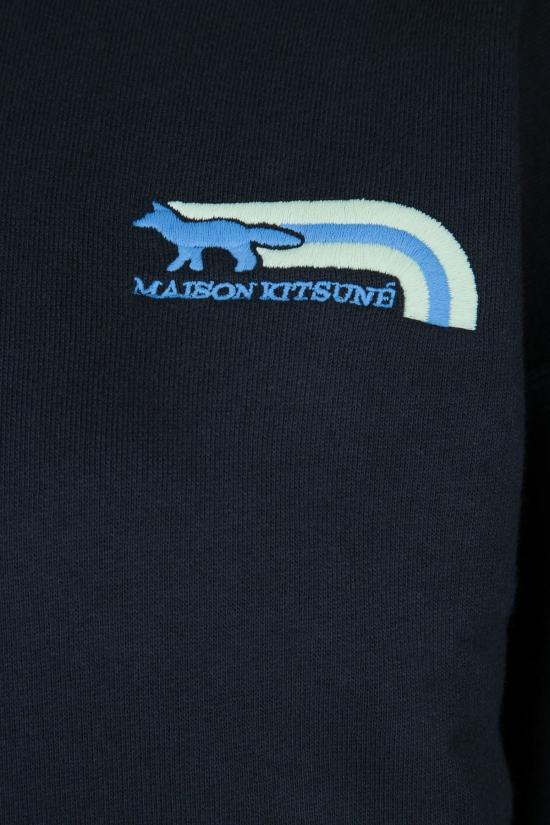  메종키츠네 터틀넥 Maison Kitsuné 모노앙상블 스웨트셔츠 Deepnavy - MAISON KITSUNE