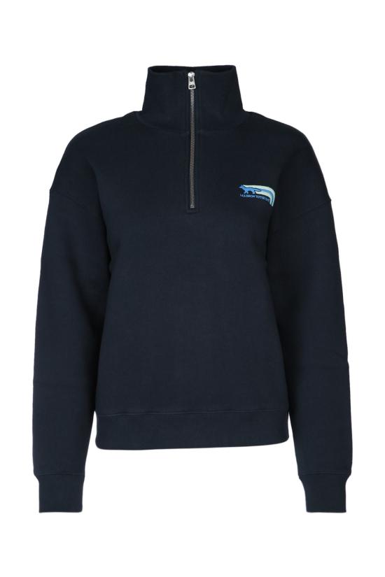  메종키츠네 터틀넥 Maison Kitsuné 모노앙상블 스웨트셔츠 Deepnavy