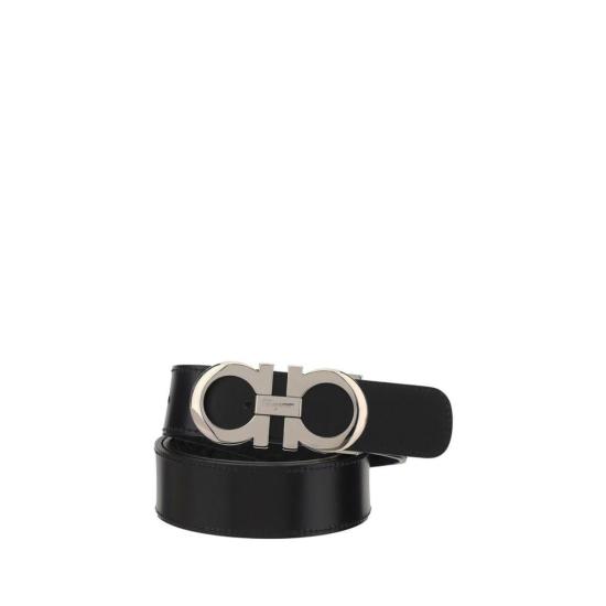 살바토레 페라가모 벨트 페라가모 송아지 가죽 보스 타우러스 - SALVATORE FERRAGAMO