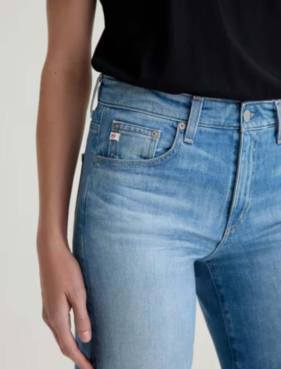  아드리아노 골드슈미드 데님 팬츠 Ag Jeans Saige 와이드 레그 진 - ADRIANO GOLDSCHMIED