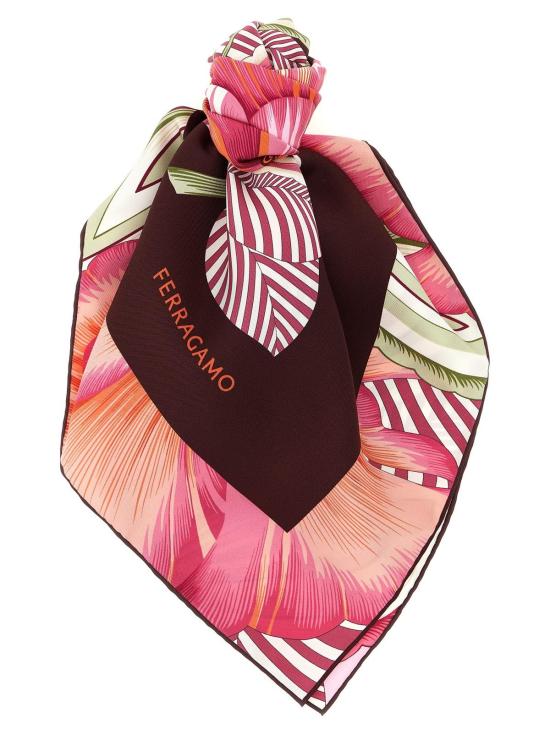  살바토레 페라가모 머플러/스카프 Ferragamo Brezza 프린트 스카프 멀티컬러