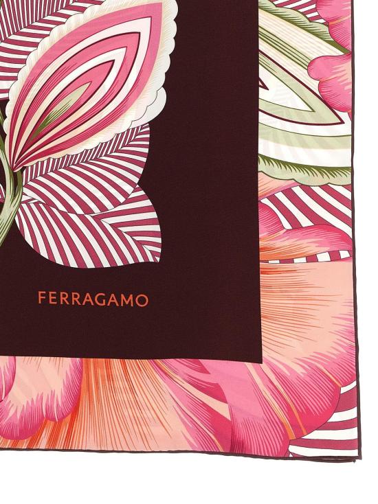  살바토레 페라가모 머플러/스카프 Ferragamo Brezza 프린트 스카프 멀티컬러 - SALVATORE FERRAGAMO