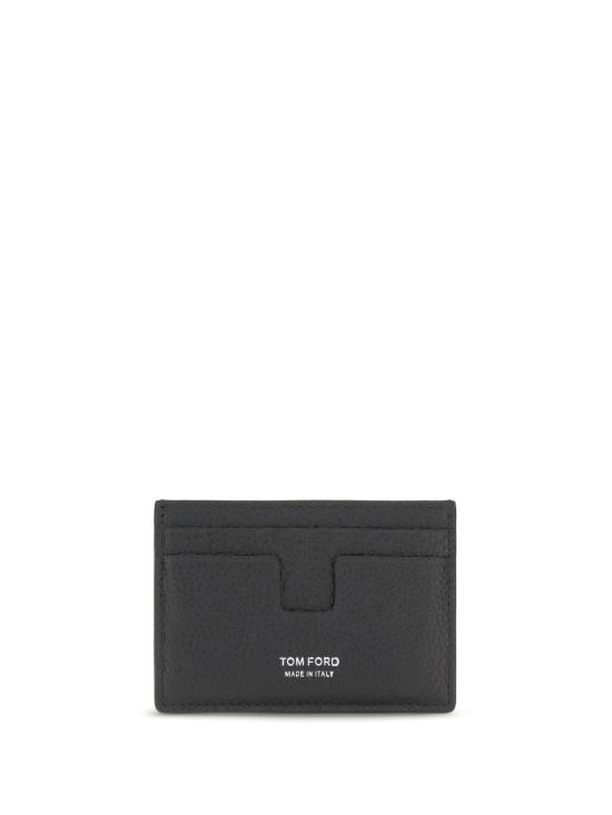 26FW 톰포드 그레인 레더 카드 홀더 Y0232LCL158S NAA BLACK