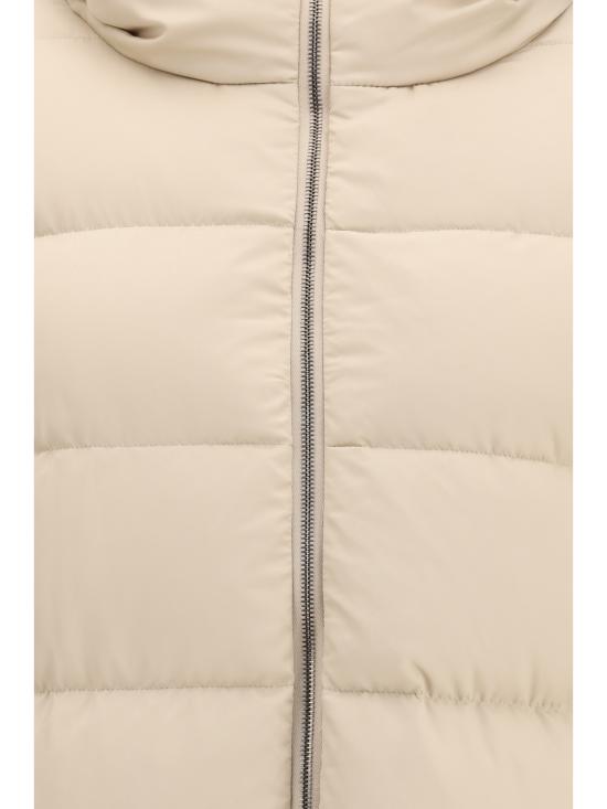 26FW 에르노 아렌델레 & 뉴 레이디 포 퍼 A 셰이프 다운 자켓 PI001948D12414Z 1980 BEIGE - HERNO