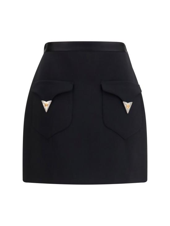 26FW 베르사체 스커트 10254571A18305 1B000 BLACK