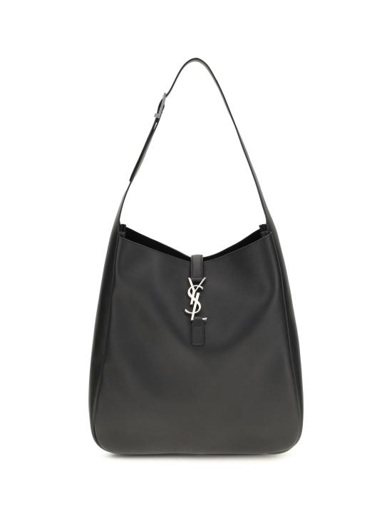 26FW 생로랑 LE 5 A 7 서플 라지 그레인드 레더백 753837AACQG 1000 BLACK