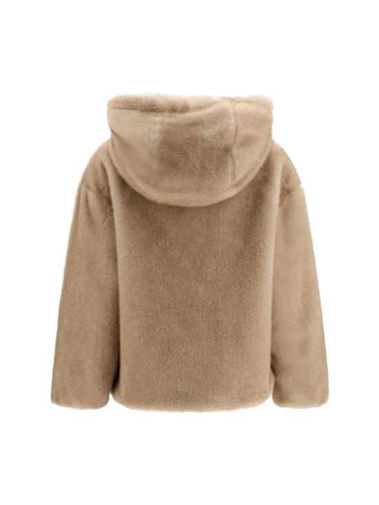 26FW 에르노 멜란지 얼터너티브 밍크 퍼 보머 자켓 GI000318D12739 1985 BEIGE - HERNO
