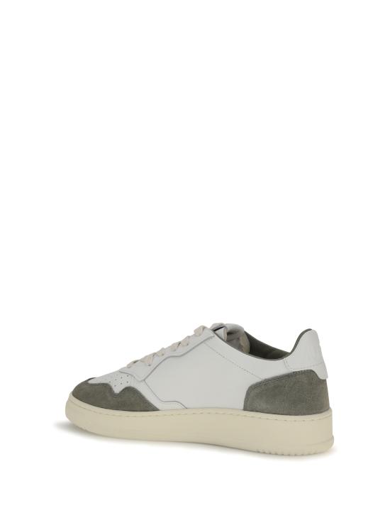 26FW 오트리 메달리스트 로우 스니커즈 AULMFT21 WHTSMKGRN WHITE - AUTRY