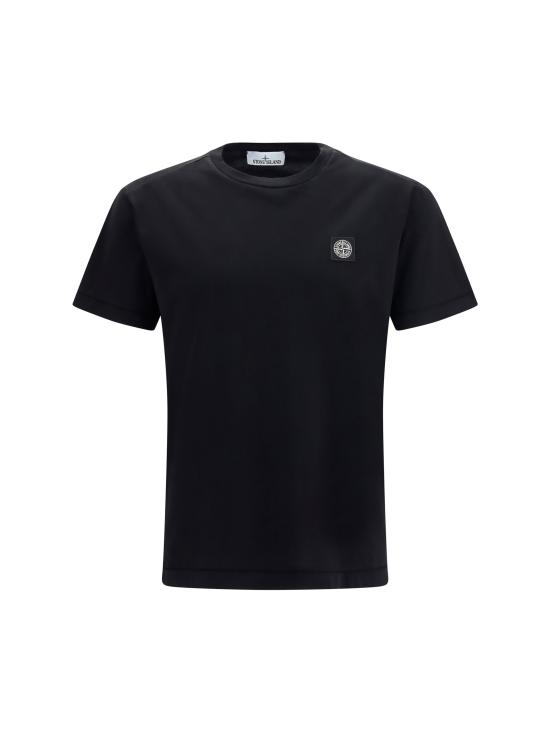26FW 스톤 아일랜드 반팔 티셔츠 L2S152100027S0013 V0029 BLACK