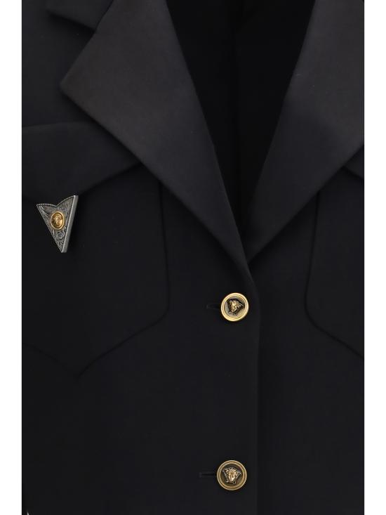 26FW 베르사체 수트 자켓 10258751A18305 1B000 BLACK - VERSACE