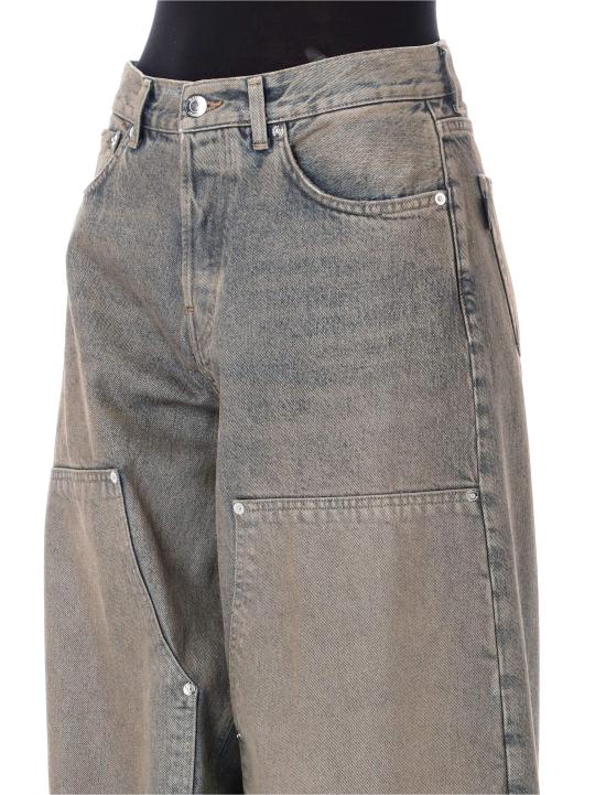 26FW 하이쿠레 데님 팬츠 HEW03375DF106 L0940 ZIGGY SILVER BLUE - HAIKURE