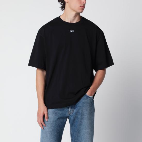 26SS 오프화이트 반팔 티셔츠 OMAA120S26JER00J Black