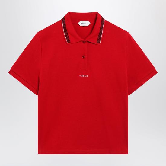 26FW 베르사체 폴로 티셔츠 10259671A18688 Red