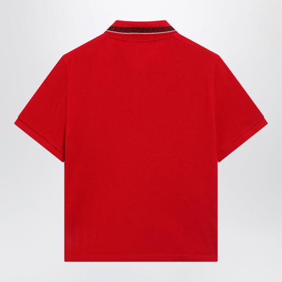 26FW 베르사체 폴로 티셔츠 10259671A18688 Red - VERSACE