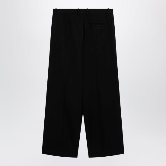 26FW 발렌시아가 크리즈 테일러드 울 팬츠 A001Z4TPT15 Black - BALENCIAGA