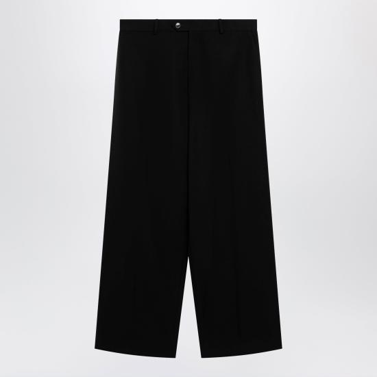 26FW 발렌시아가 크리즈 테일러드 울 팬츠 A001Z4TPT15 Black