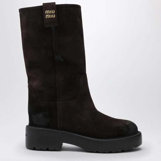 26FW 미우미우 부츠 5U270E0550B2 Brown