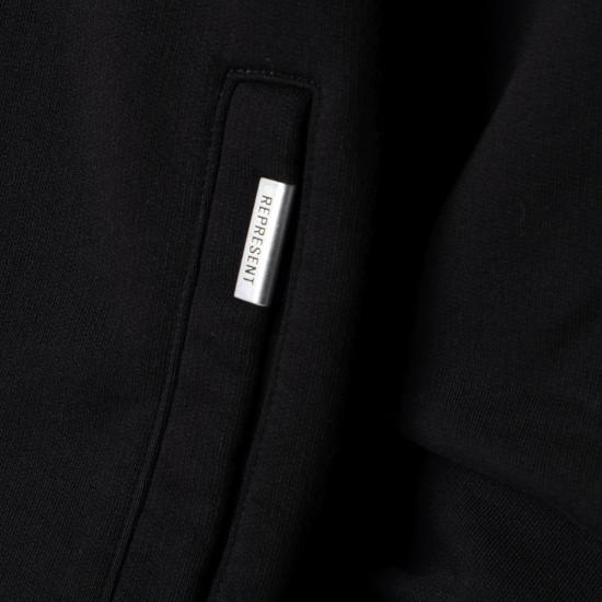 26FW 리프레젠트 후드 티셔츠 OCM41122CO Black - REPRESENT