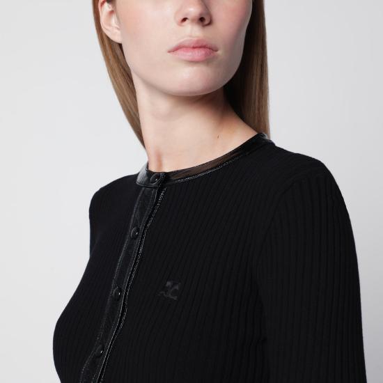 26FW 쿠레쥬 긴팔 티셔츠 326MGI056FI0001 Black - COURREGES
