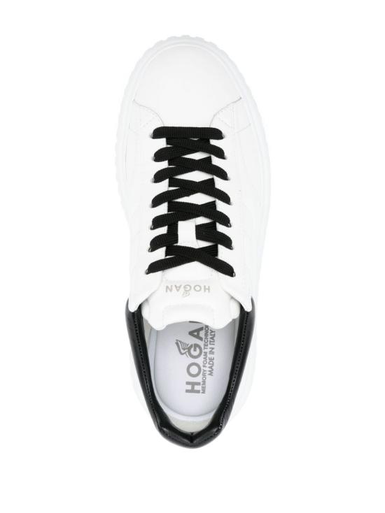26FW 호간 H 스트라이프 스니커즈 HXM6450FC60LE9 0001 - HOGAN